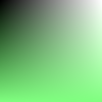 Grayscale from 0 to 127 fading into Light Green (127, 255, 127) in down direction.